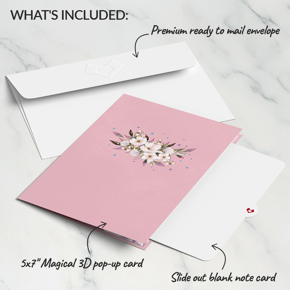 Luminous Crystals Pop-Up Card