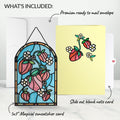 Sweet Strawberries Suncatcher Card