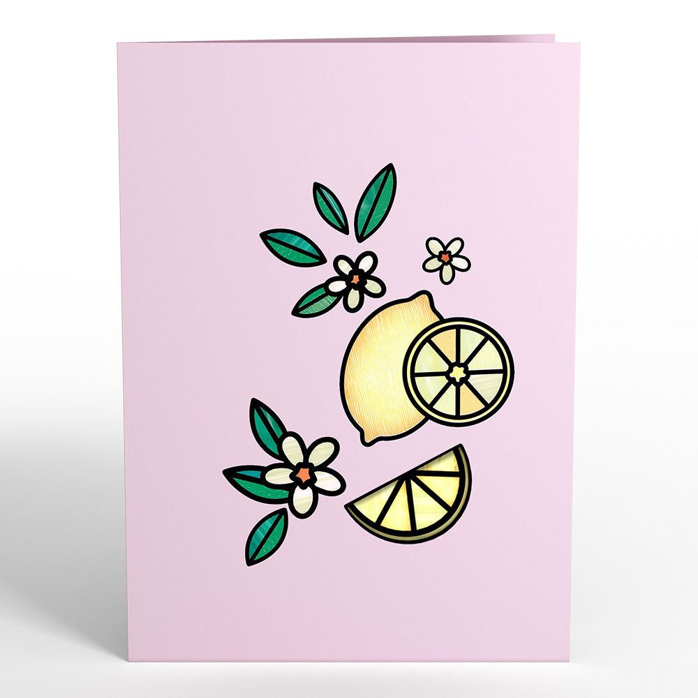 Sunny Lemons Suncatcher Card