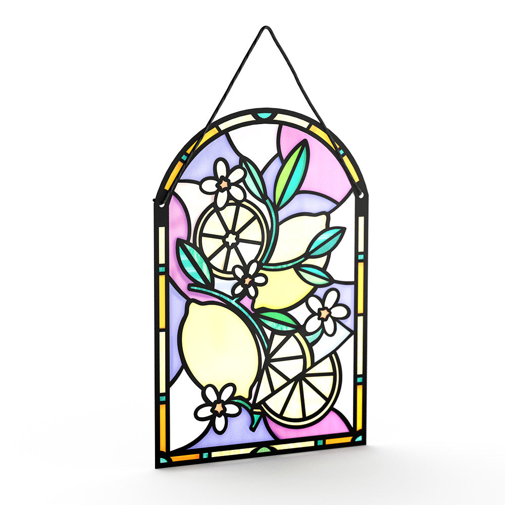 Sunny Lemons Suncatcher Card