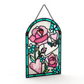 Bee-u-tiful Roses Suncatcher Card