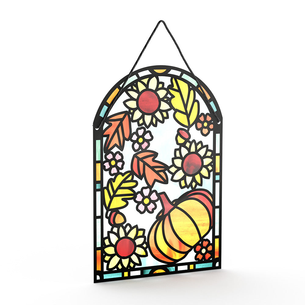 Autumn Glow Suncatcher Card
