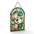 Golden Peaches Suncatcher Card