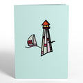 Lighthouse Suncatcher Card