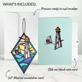Lighthouse Suncatcher Card
