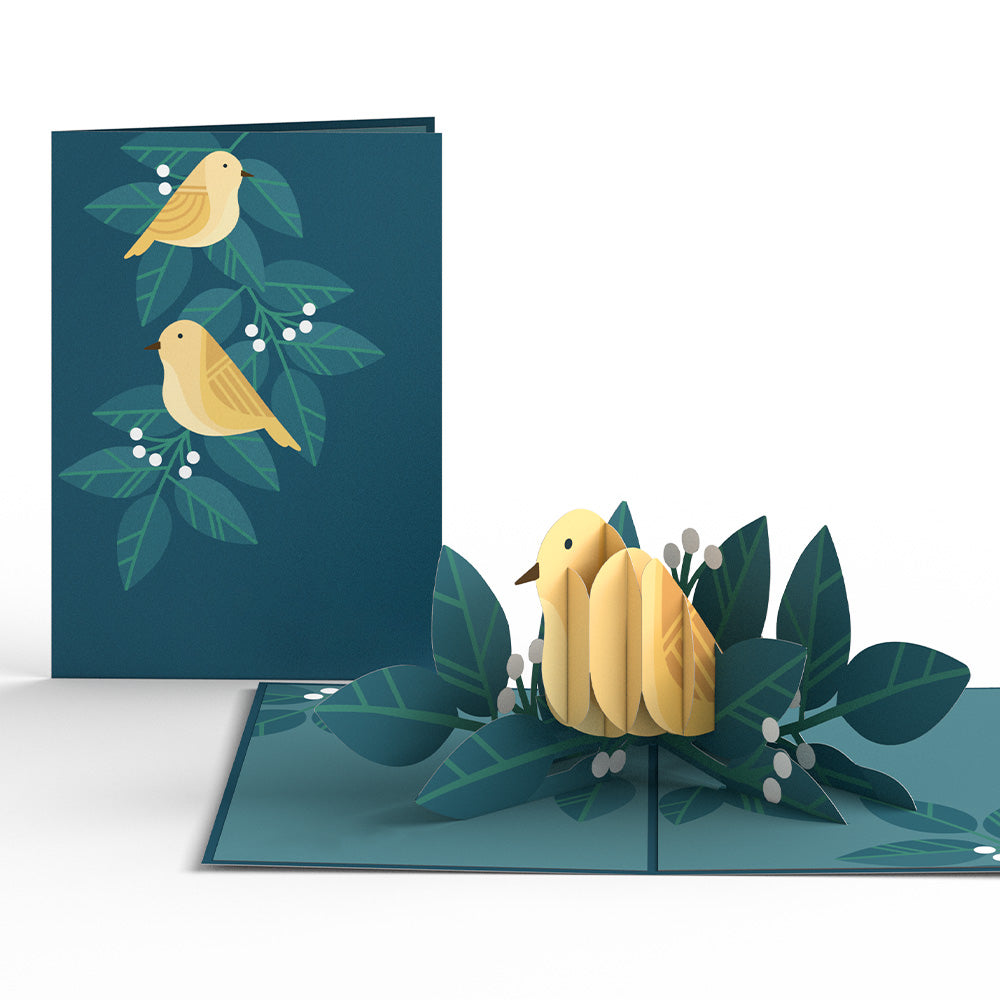Joyful Yellow Warbler Pop-Up Card