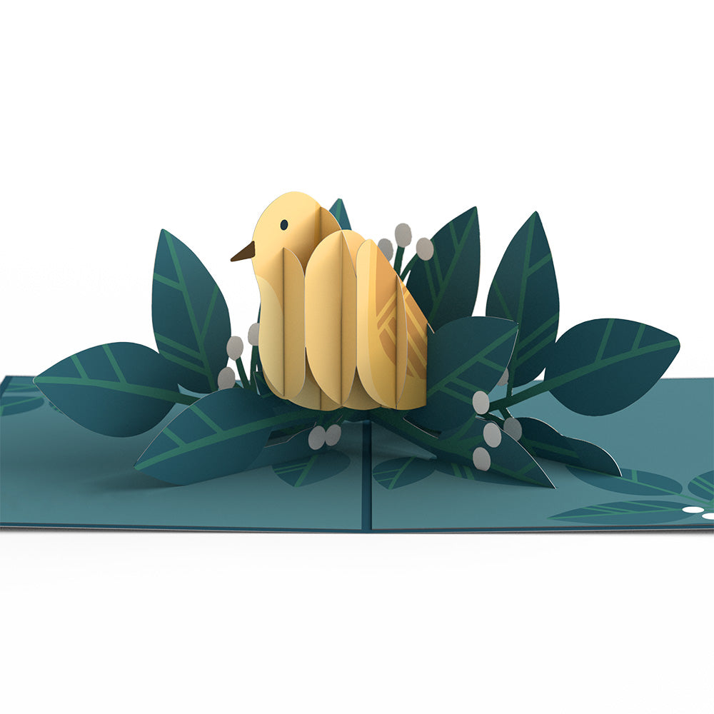 Joyful Yellow Warbler Pop-Up Card