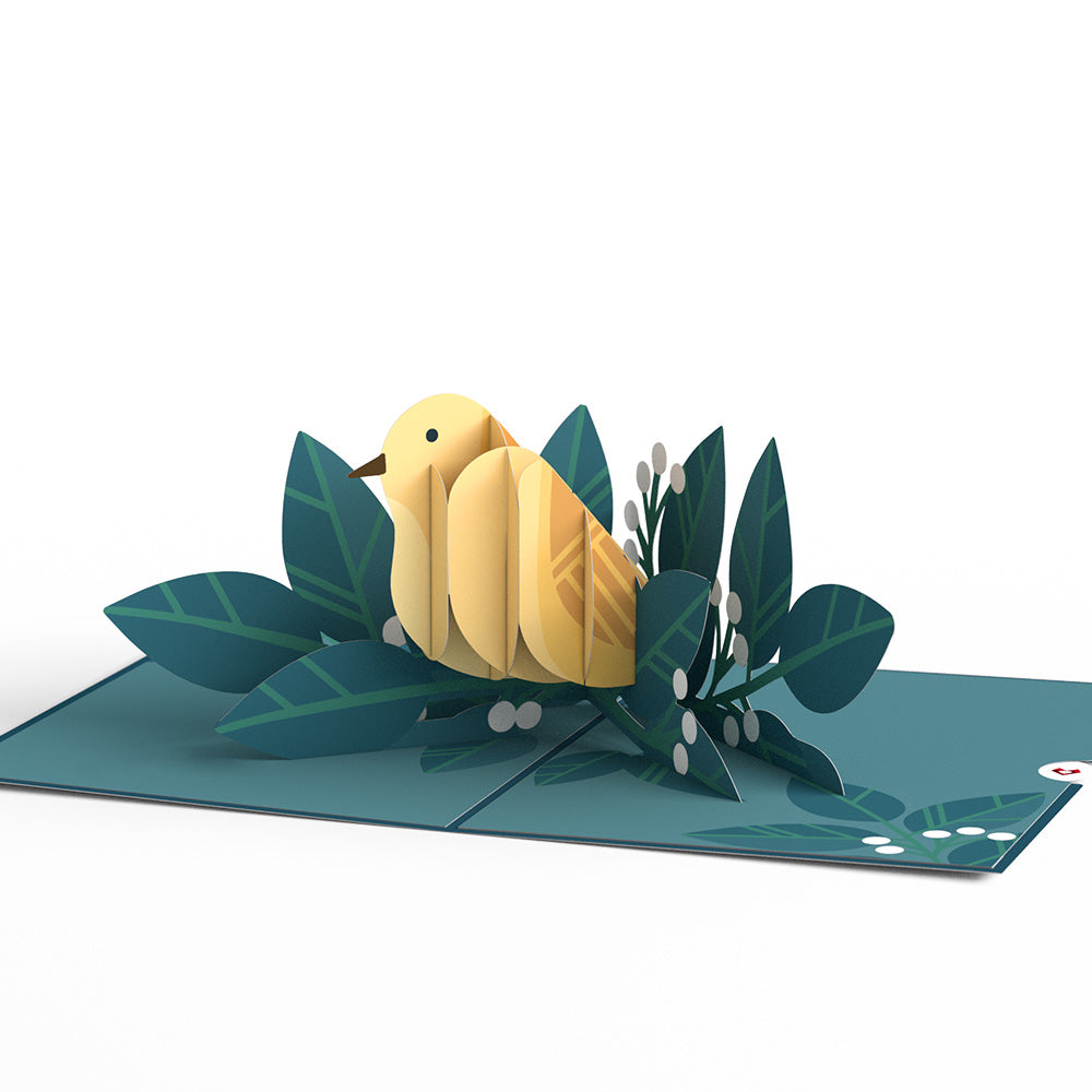 Joyful Yellow Warbler Pop-Up Card