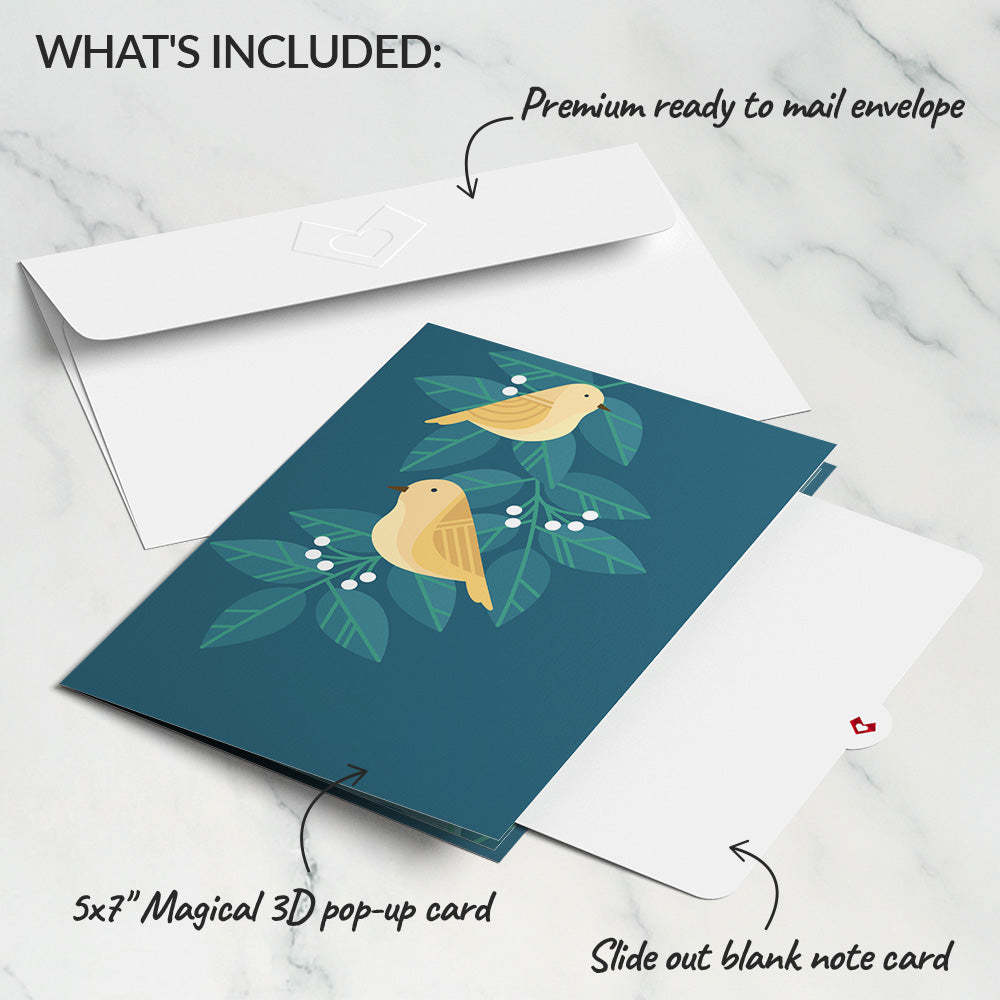 Joyful Yellow Warbler Pop-Up Card
