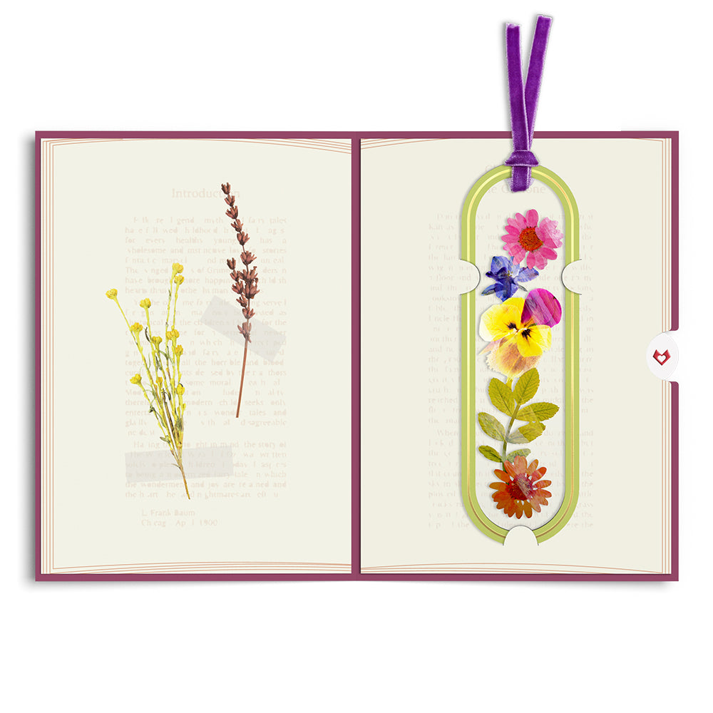 One for the Books Petal Pressed™ Bookmark Card