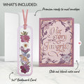 Our Story Petal Pressed™ Bookmark Card