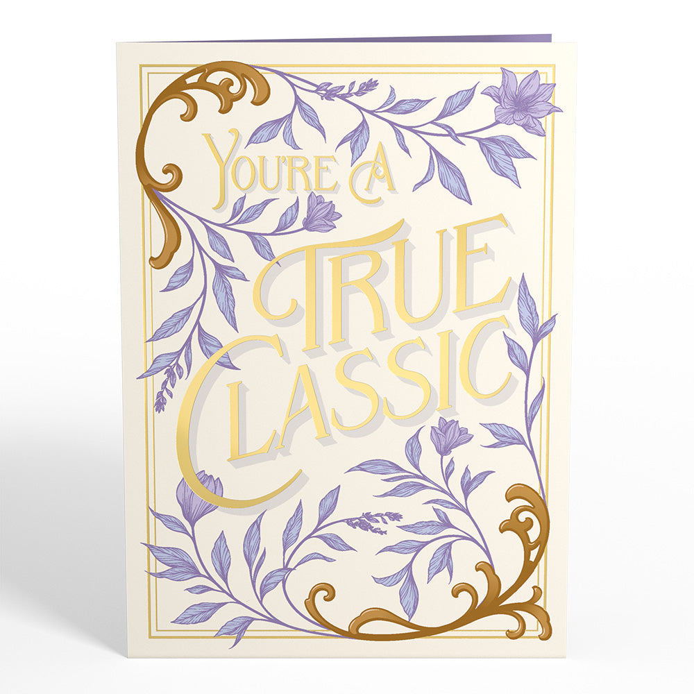 True Classic Petal Pressed™ Bookmark Card