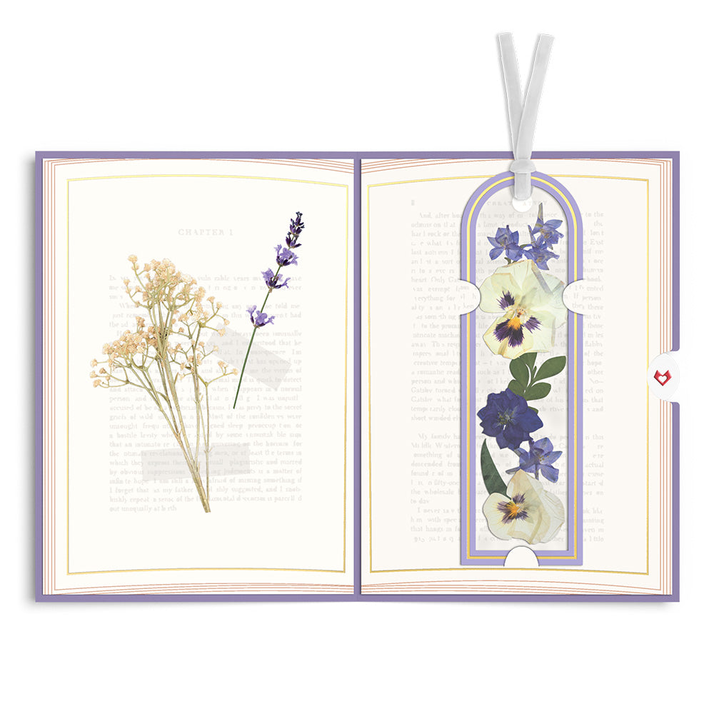 True Classic Petal Pressed™ Bookmark Card