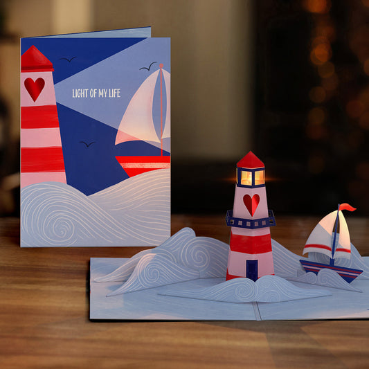 Light of My Life Light-Up Pop-Up Card