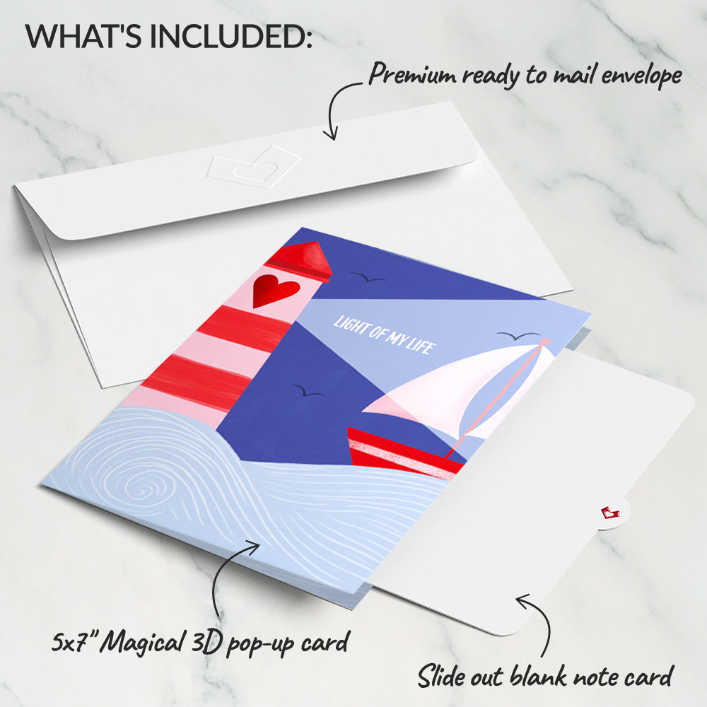 Light of My Life Light-Up Pop-Up Card