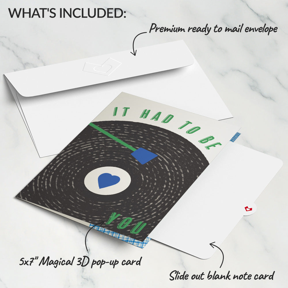 It Had to Be You Music and Lights Pop-Up Card – Lovepop