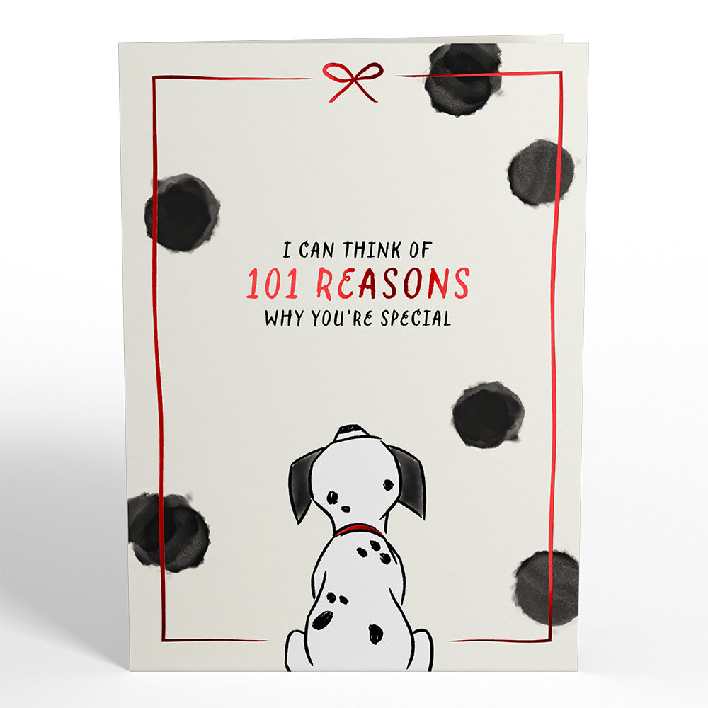 Disney's 101 Dalmatians 101 Reasons Why You're Special Pop-Up Card