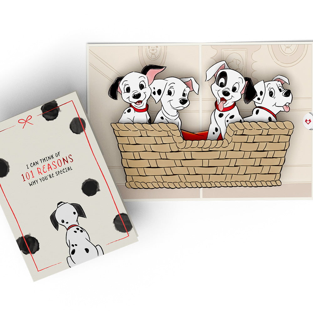 Disney's 101 Dalmatians 101 Reasons Why You're Special Pop-Up Card
