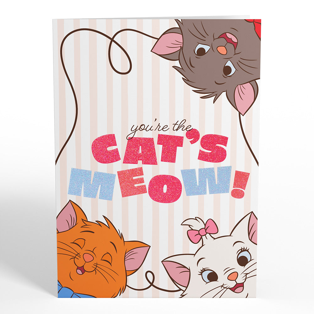 Disney's The Aristocats You're the Cat's Meow Pop-Up Card