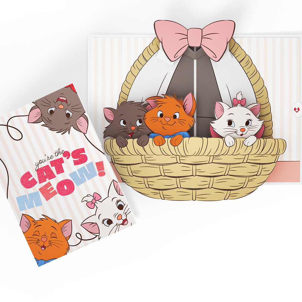 Disney's The Aristocats You're the Cat's Meow Pop-Up Card