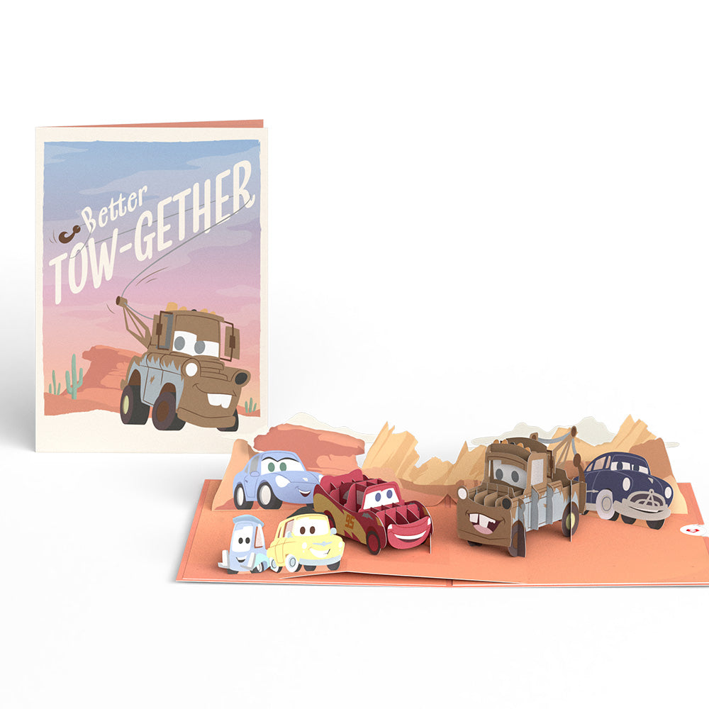 Disney and Pixar Cars Better Tow-gether Pop-Up Card