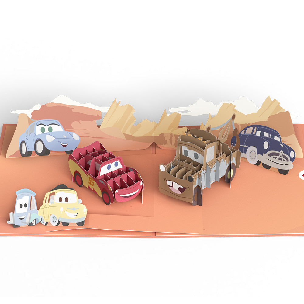 Disney and Pixar Cars Better Tow-gether Pop-Up Card