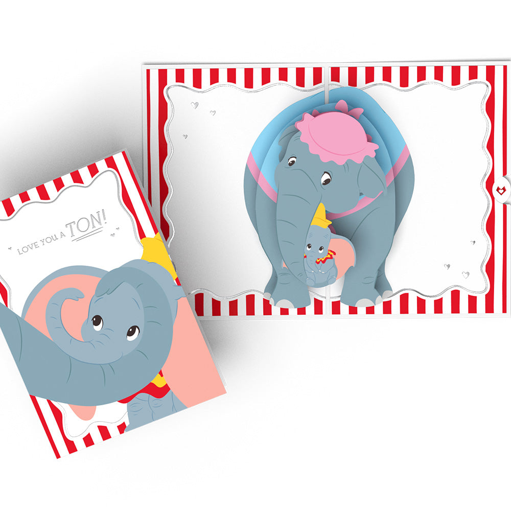 Disney's Dumbo Love You a Ton Pop-Up Card