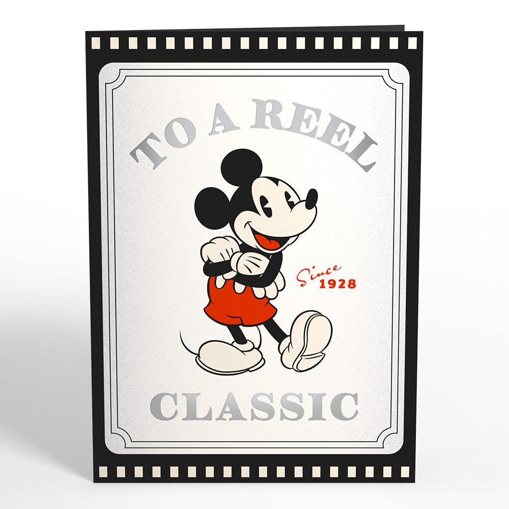 Disney's Mickey Mouse To a Reel Classic Pop-Up Card