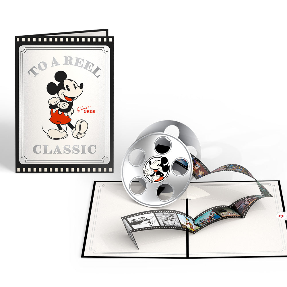 Disney's Mickey Mouse To a Reel Classic Pop-Up Card