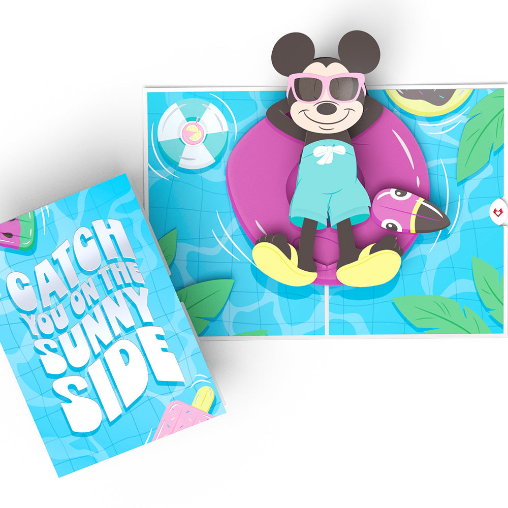 Disney's Mickey Mouse Catch You on the Sunny Side Pop-Up Card