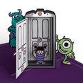 Disney and Pixar Monsters Inc. You Make Life a Scream Pop-Up Card