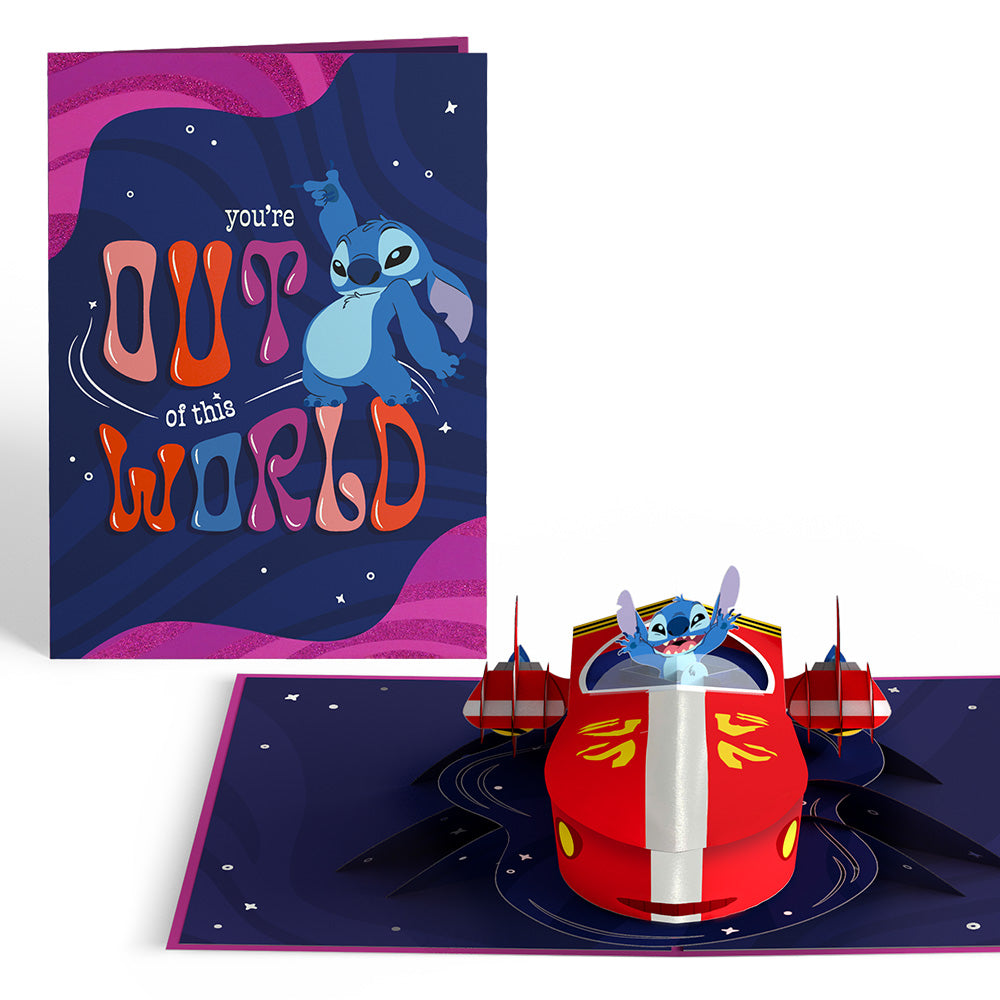 Disney’s Stitch You’re Out of This World Pop-Up Card