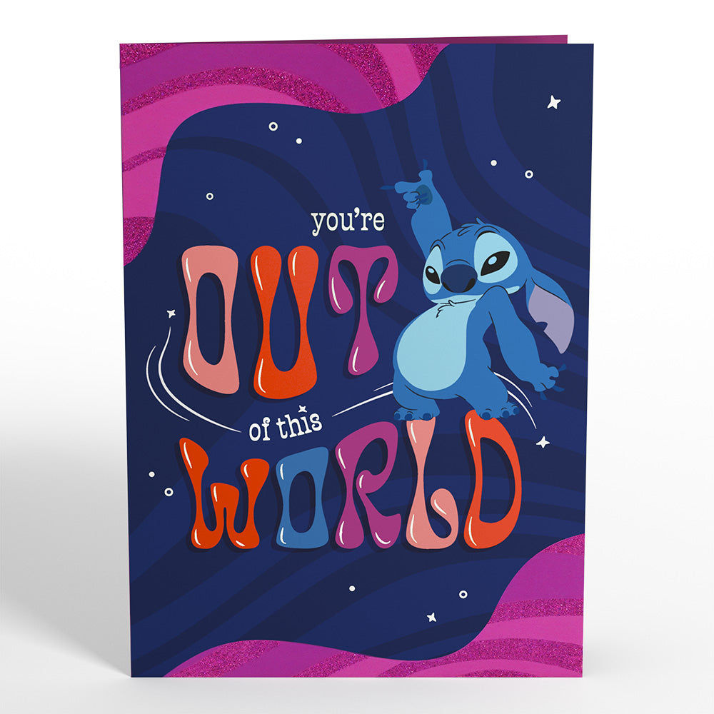 Disney’s Stitch You’re Out of This World Pop-Up Card