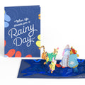 Disney's Winnie the Pooh Play in the Puddles Pop-Up Card