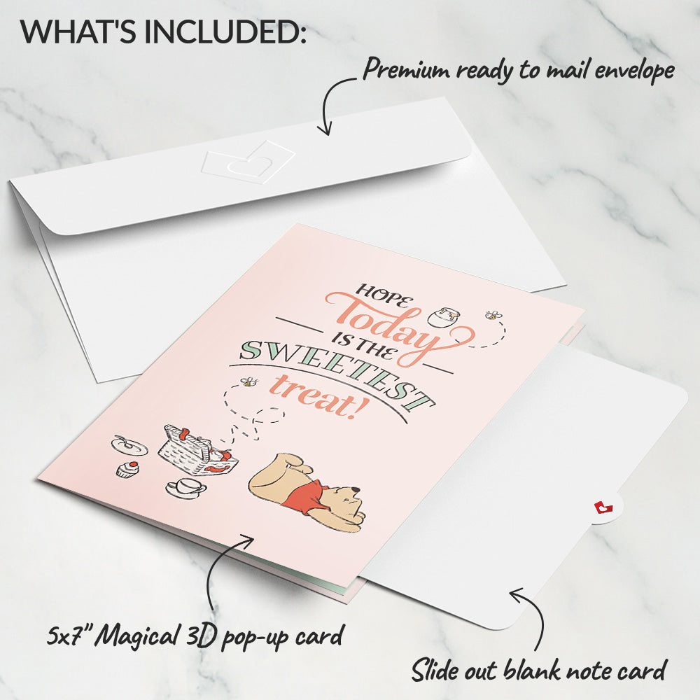 Disney's Winnie the Pooh Sweetest Treat Pop-Up Card