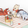 Disney's Winnie the Pooh Sweetest Treat Pop-Up Card & Flower Buds Bouquet Bundle