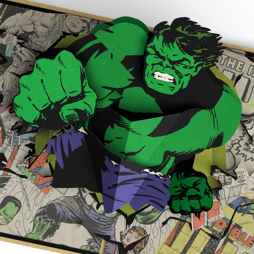 Marvel’s Hulk Hope Your Day Is Smashing Pop-Up Card