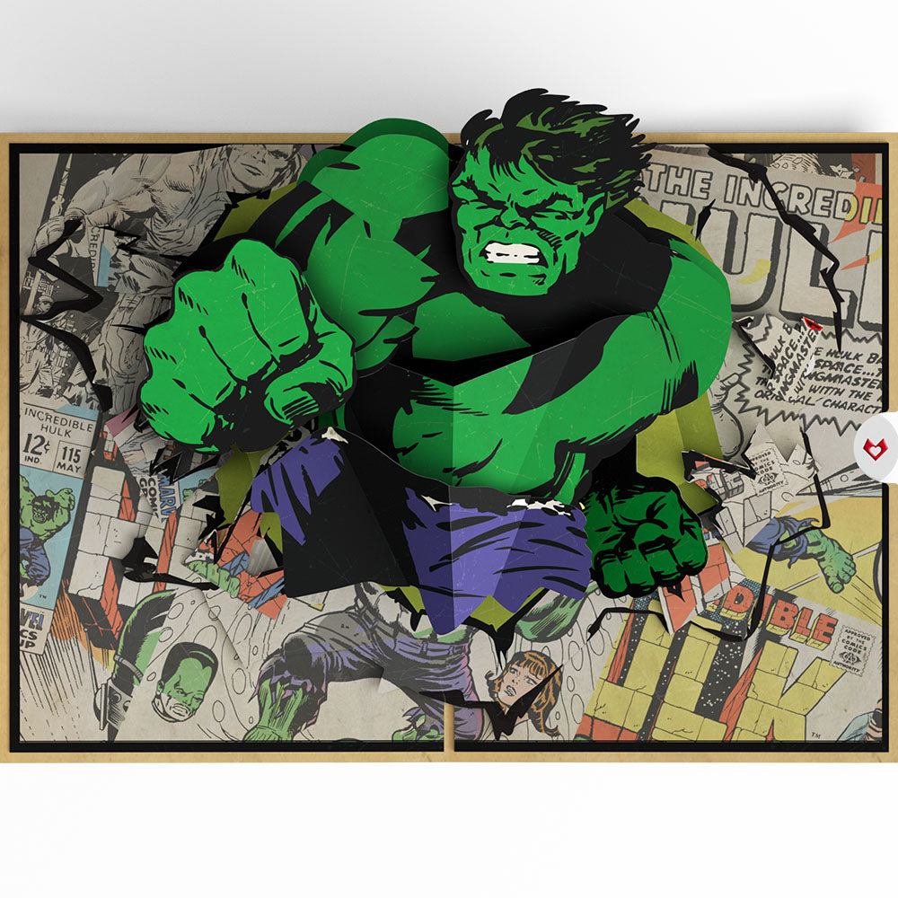 Marvel’s Hulk Hope Your Day Is Smashing Pop-Up Card