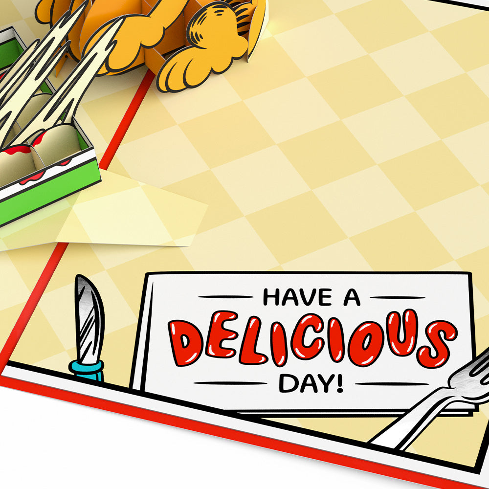 Garfield Stay Saucy Pop-Up Card