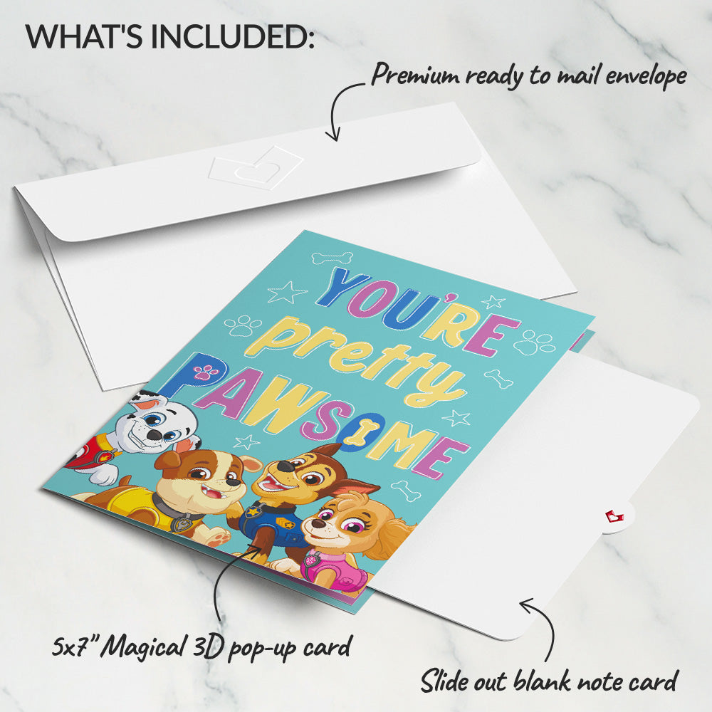 PAW Patrol You're PAWsome Pop-Up Card