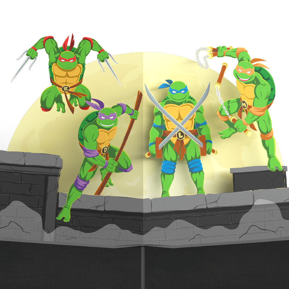 Teenage Mutant Ninja Turtles Have an Epic Day Pop-Up Card