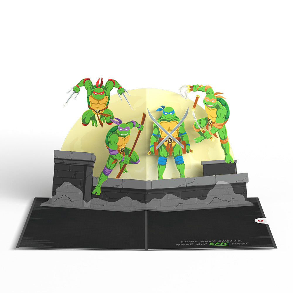 Teenage Mutant Ninja Turtles Have an Epic Day Pop-Up Card