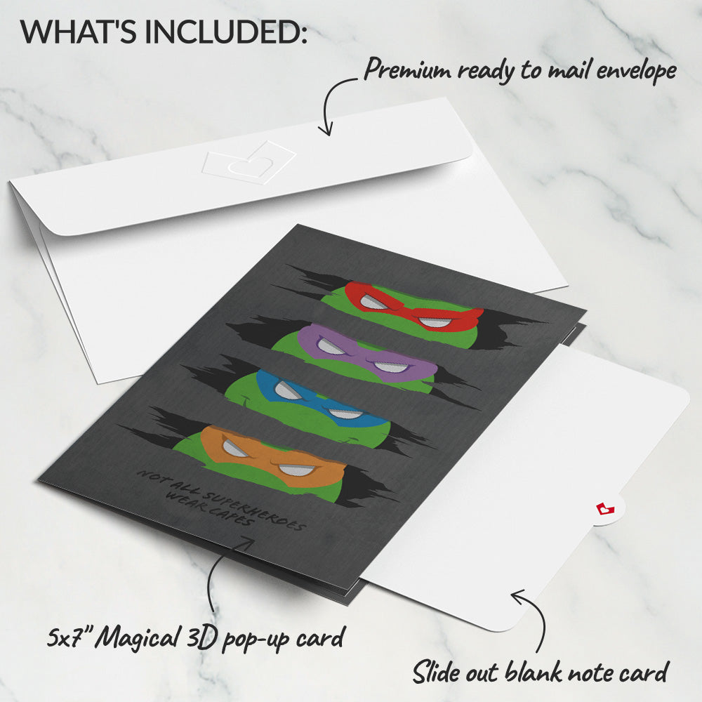 Teenage Mutant Ninja Turtles Have an Epic Day Pop-Up Card