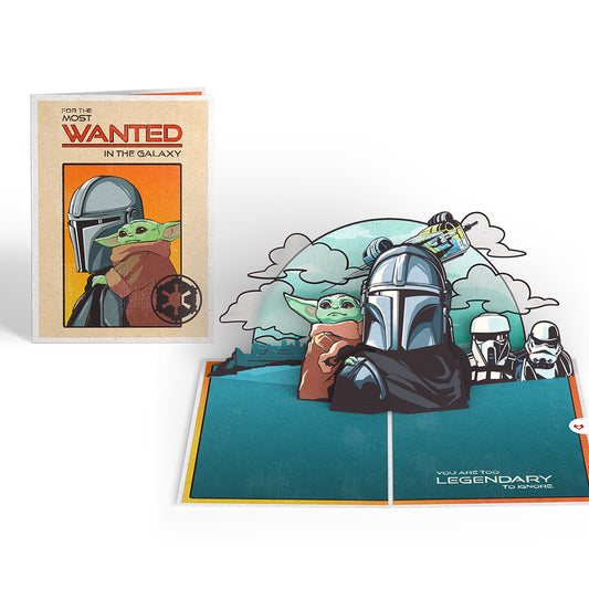 Star Wars™ The Mandalorian™ and Grogu™ Most Wanted Pop-Up Card