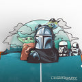 Star Wars™ The Mandalorian™ and Grogu™ Most Wanted Pop-Up Card