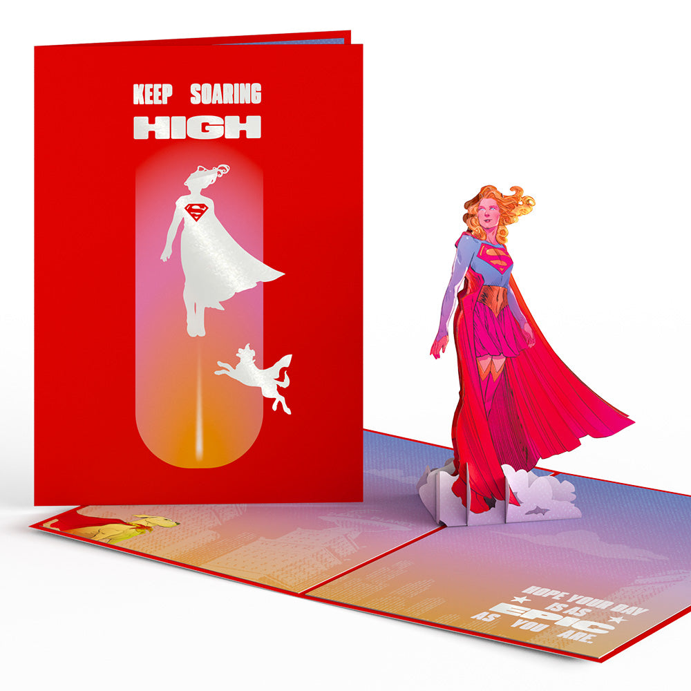 Supergirl™ Keep Soaring High Pop-Up Card