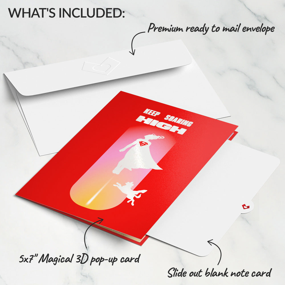 Supergirl™ Keep Soaring High Pop-Up Card