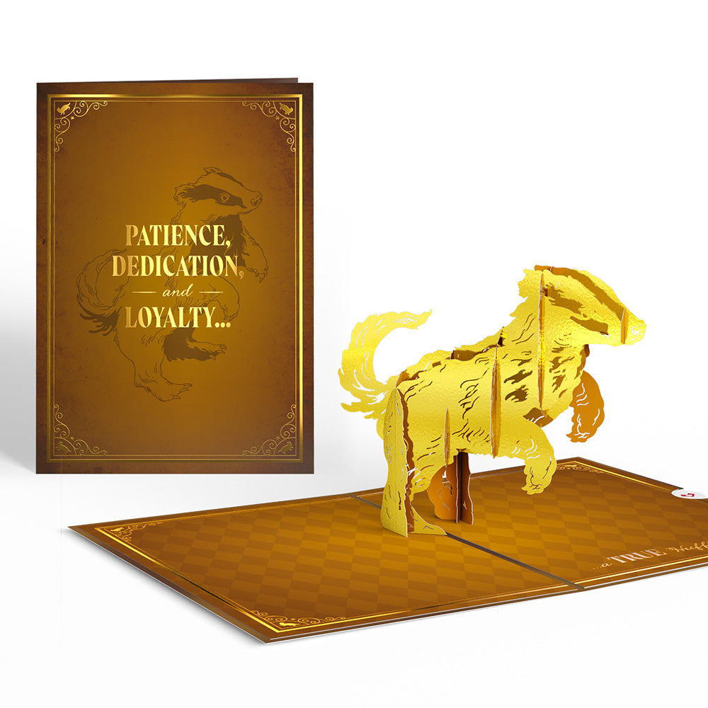 Harry Potter™ Hufflepuff™ House Pride Pop-Up Card