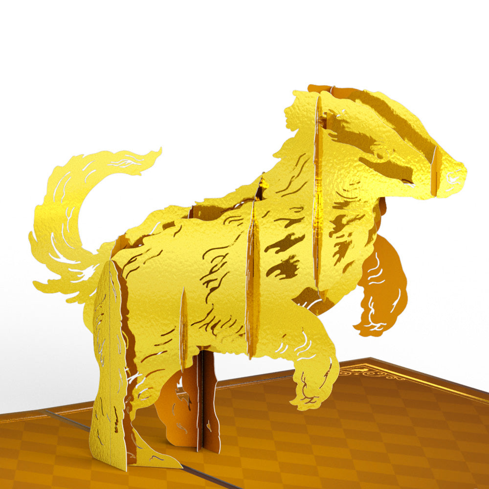 Harry Potter™ Hufflepuff™ House Pride Pop-Up Card