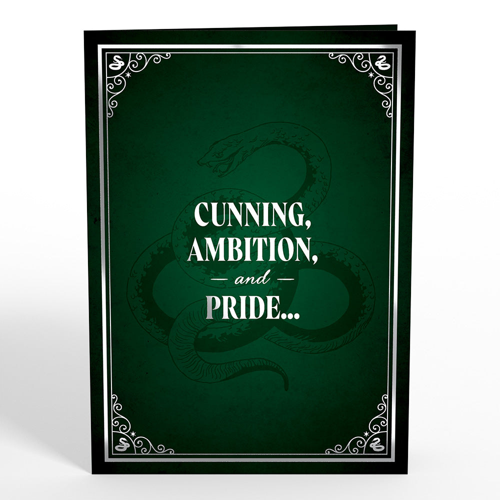 Harry Potter™ Slytherin™ House Pride Pop-Up Card